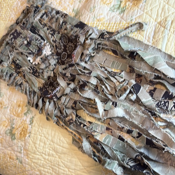 Camo handmade fringe boho bag - Picture 3 of 6